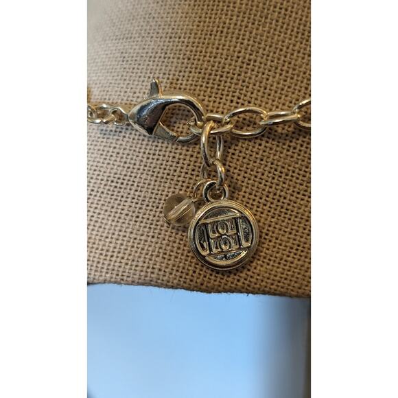 Dana Buchman Silver Tone Multi Chain Beaded Station Necklace NWOT - Picture 3 of 7